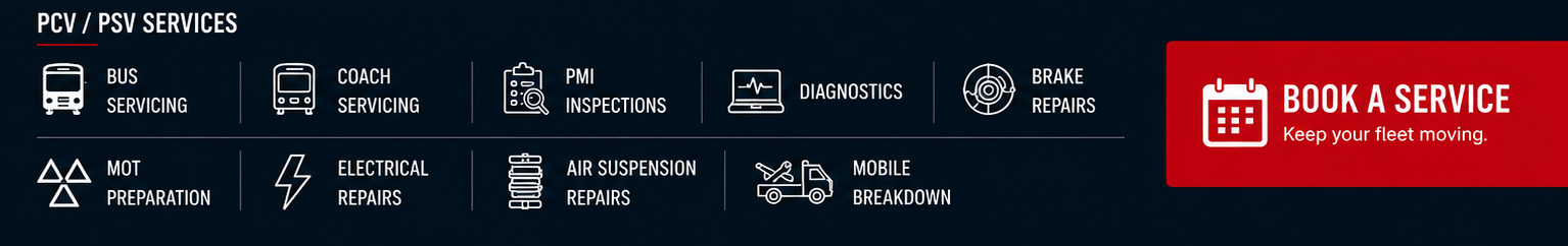 PCV and coach maintenance solutions